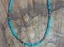 Turquoise w/Black&Coral Choker 16
