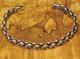 Navajo Men's Double Chain Bracelet 1/4