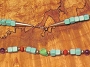 Navajo Sterling & Turquoise Necklace 17 1/2