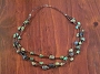 C Little 3 Strand Navajo Stone Necklace 24"+27"