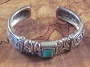 Navajo Sterling Cast Bracelet 1/2