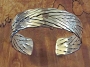 Sterling Silver Woven Bracelet 3/4