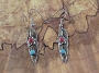 Navajo Feather Dangle Earrings 2