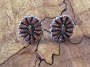 Zuni Petite Red Coral Post Earrings 3/4