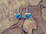 Petite Turquoise Post Earrings 1/4