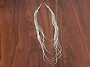 Liquid Silver Necklace 10Strand