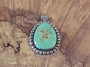 Navajo Silver/Turquoise Pendant