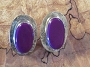 Navajo Sugilite Post Earrings 1.2