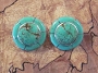 Irene Pine Turquoise Inlay Post Earrings 1