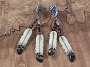 Hopi Paw with Feather Post Earrings 3