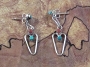 Petite Zuni Dangle Post Earrings 1 1/4