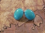 Thelma Yazzie Turquoise Post Earrings 3/4