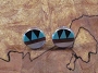 Zuni Multi-Stone Inlay Post Earrings 1/2
