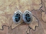 Navajo Channel Inlay Post Earring 3/4