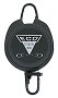 Eco Clip-On Reel D Ring Black