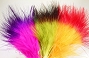 Tip Dyed Marabou Olive/Black Medium