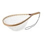 Bamboo Teardrop Trout Net Rubber Net 23 1/2