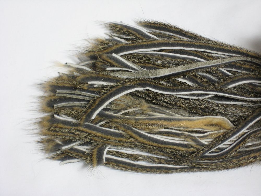 Fox Squirrel Skin Zonked Natural in Natural Hair & Fur