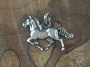 Running Horse Charm/Pendant Sterling 1"