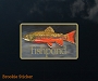 Fishpond Brookie Sticker 5"