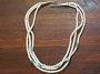 Navajo 3 Strand Pearl Necklace 17"