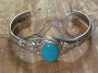 Roie Jaque Turquoise Cuff Bracelet 3/4