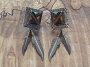 Navajo Silver Mosaic Feathers PostEarrings 2