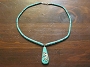 Navajo Turquoise Kokopelli Necklace 17"