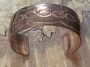 Navajo Copper Stamped Bracelet 6 3/4