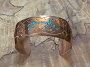 Navajo Copper & Turquoise Bracelet 6