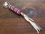 Navajo Handmade Bead & Leather KeyRing 6 1/2