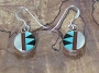 Zuni Sterling with Inlays DangleEarrings 1