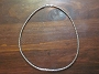 Sterling 4MM Glitter Snake Necklace 20