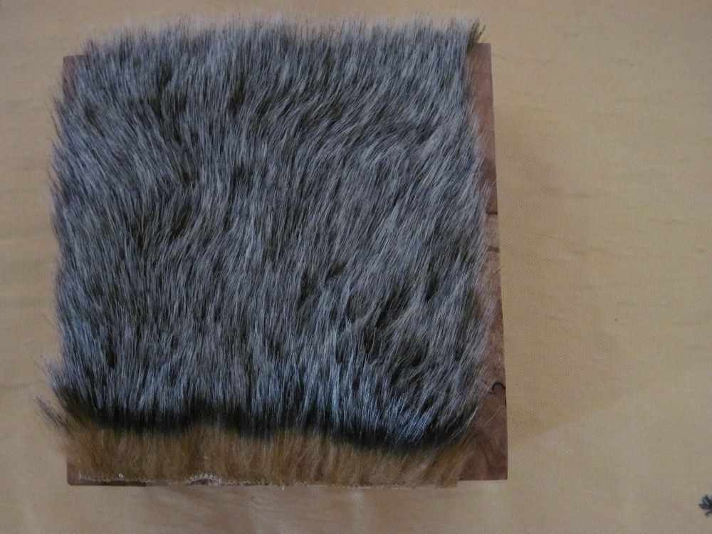 Craft Fur Black Barred
