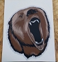 Grizzly Bear Fierce Sticker 5
