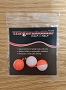 Thingamabobber Half-n-Half 3Pk Red&White 3/4