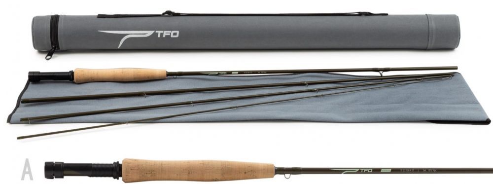 TFO Stealth 4Pc Fly Rod 3 Wt 10.5 Ft