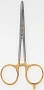 Scissor Clamp Straight Gold Loops 5 1/2