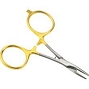 Scissor Clamp Gold Loops 4" Str. 1/2