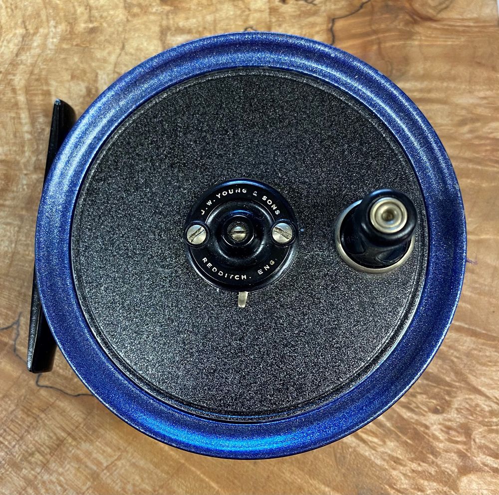 J.W. Young Pridex Fly Fishing Reel. Made in England. 3 1/2.